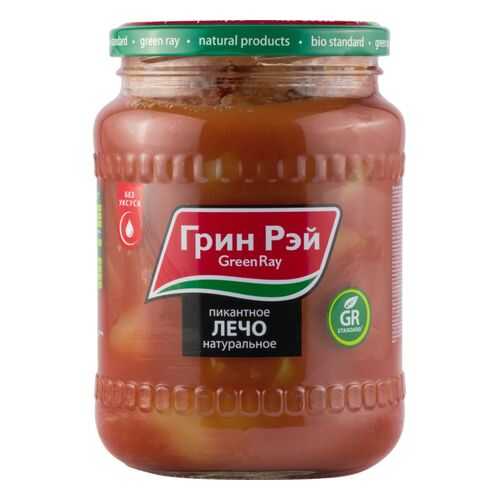 Лечо пикантное Green Ray натуральное 720 мл в ВкусВилл