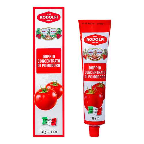 Паста Rodolfi томатная 28/30% 130 г в ВкусВилл