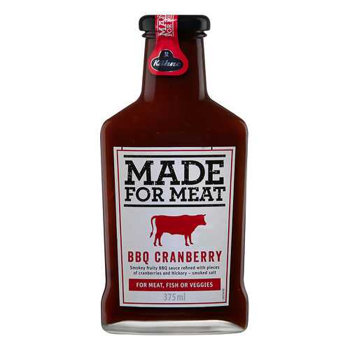 Соус Барбекю с клюквой Kuhne Made for Meat 375 мл, Германия в ВкусВилл