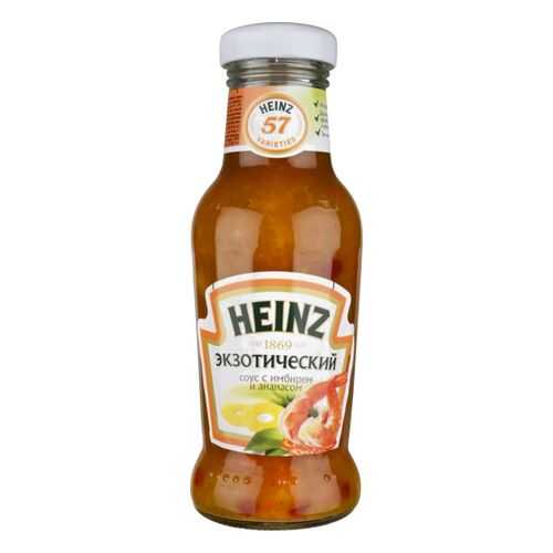 Соус экзотический Heinz с имбирем и ананасом 250 мл в ВкусВилл
