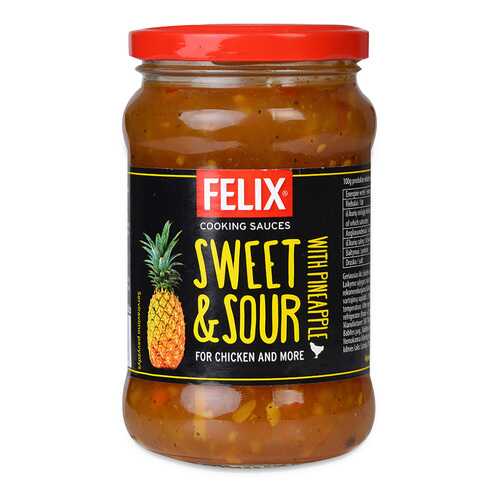 Соус Felix кисло-сладкий с ананасом SIA “Orkla Foods Latvia” 400г Латвия в ВкусВилл