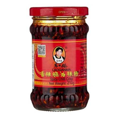 Соус Lao Gan Ma острый с хрустящим перцем чили 210 г в ВкусВилл