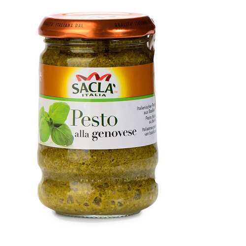 Соус SACLA Песто классический с базиликом, 190 г/290г, Италия в ВкусВилл