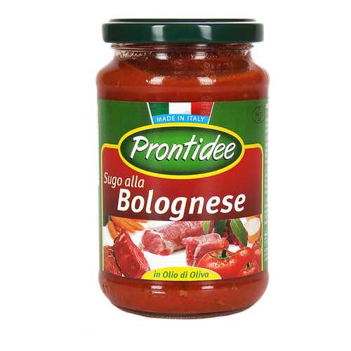Соус томатный Prontidee болоньезе 350 г в ВкусВилл