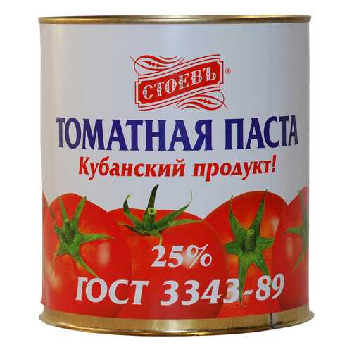 Томатная паста Стоевъ 3000 г в ВкусВилл