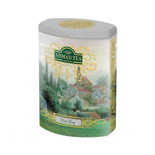 Чай Ahmad Earl Grey, черный листовой c бергамотом в жестяной банке, 100 гр в ВкусВилл