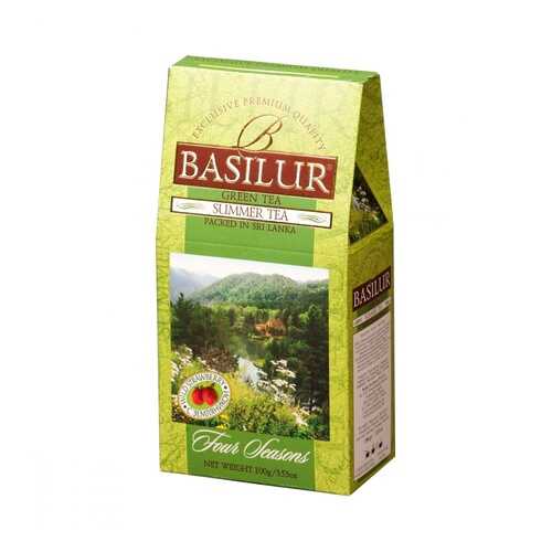 Чай Basilur Времена года - Летний зеленый с добавками 100 г в ВкусВилл