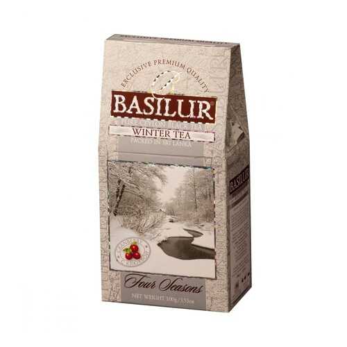Чай Basilur Времена года - Зимний черный с добавками 100 г в ВкусВилл