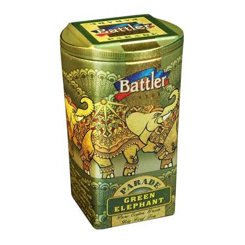 Чай Battler парад слонов зеленых зеленый листовой GP1 100 г в ВкусВилл