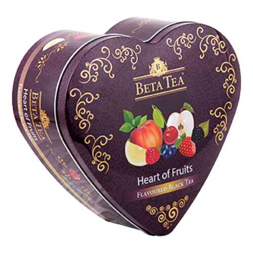 Чай Beta Tea фруктовое сердце в музыкальной шкатулке черный ассорти 40 пакетиков в ВкусВилл