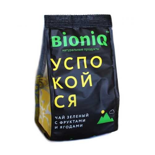 Чай BioniQ Успокойся зелёный, с добавками, 50 гр в ВкусВилл