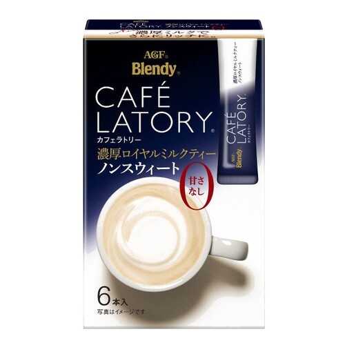 Чай черный AGF Cafe Latory Бленди крепкий с молоком без сахара 6 шт в ВкусВилл