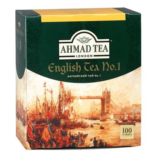Чай черный Ahmad Tea english №1 100 пакетиков в ВкусВилл