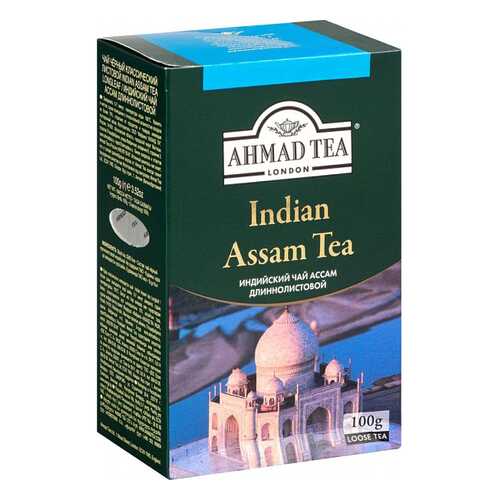 Чай черный Ahmad Tea индийский ассам длиннолистовой 100 г в ВкусВилл