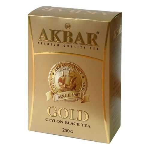 Чай черный Akbar gold 250 г в ВкусВилл