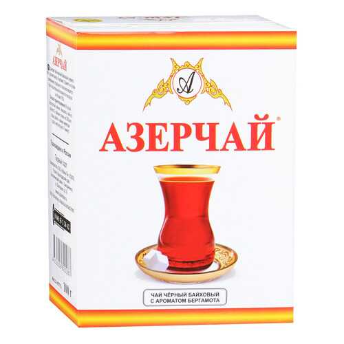 Чай черный Азерчай байховый c ароматом бергамота 100 г в ВкусВилл
