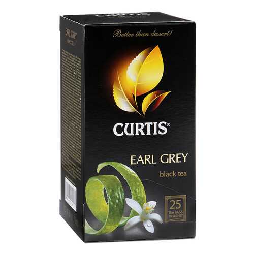 Чай черный Curtis earl grey 25 пакетиков в ВкусВилл