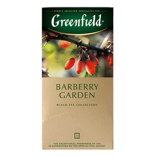 Чай черный Greenfield Barberry Garden 25 пакетиков в ВкусВилл