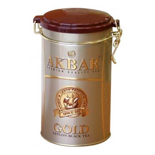 Чай черный листовой Akbar gold 225 г в ВкусВилл