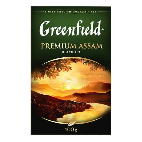 Чай черный листовой Greenfield Premium Assam 100 г в ВкусВилл