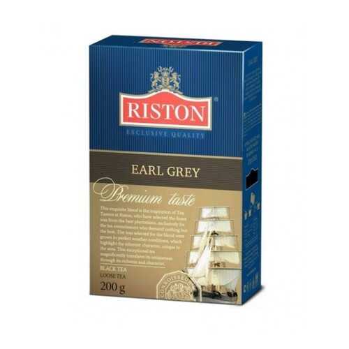 Чай черный листовой Riston эрл грей 200 г в ВкусВилл