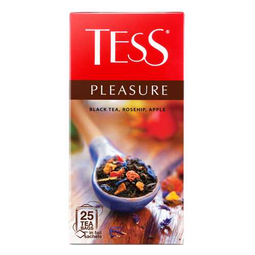 Чай черный Tess Pleasure 25 пакетиков в ВкусВилл