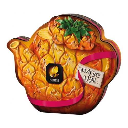 Чай Curtis Drink Me! Pineapple Teapot зеленый листовой с добавками 70 г в ВкусВилл