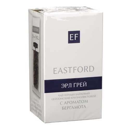 Чай Eastford Эрл грей, черный листовой ароматизированный, 12 пакетиков в ВкусВилл