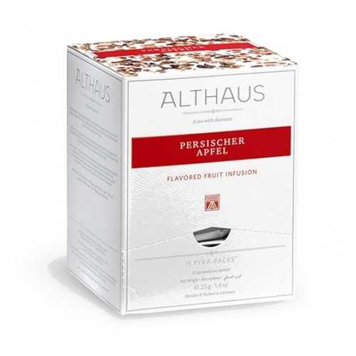 Чай фруктовый Althaus Persischer Apfel в пирамидках 15*2.75 г в ВкусВилл