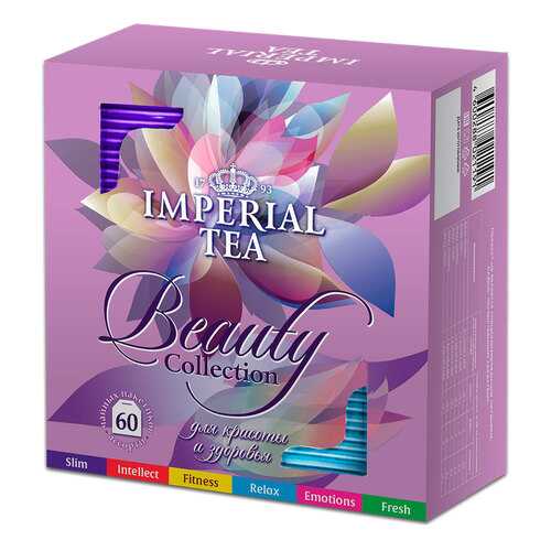 Чай Imperial Tea Beauty collection ассорти 60 пакетиков в ВкусВилл