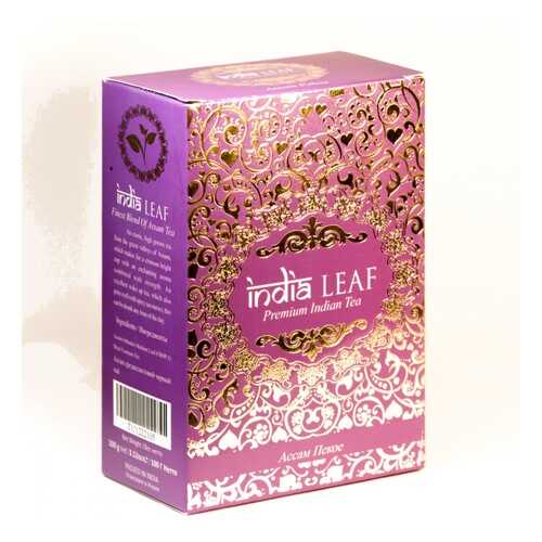 Чай India leaf Ассам пекое, черный среднелистовой, 100 гр в ВкусВилл