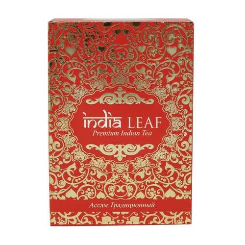 Чай India leaf Ассам традиционный, черный мелколистовой, 100 гр в ВкусВилл