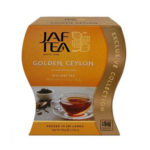 Чай Jaf Tea Golden Ceylon черный листовой ОРА 100 г в ВкусВилл