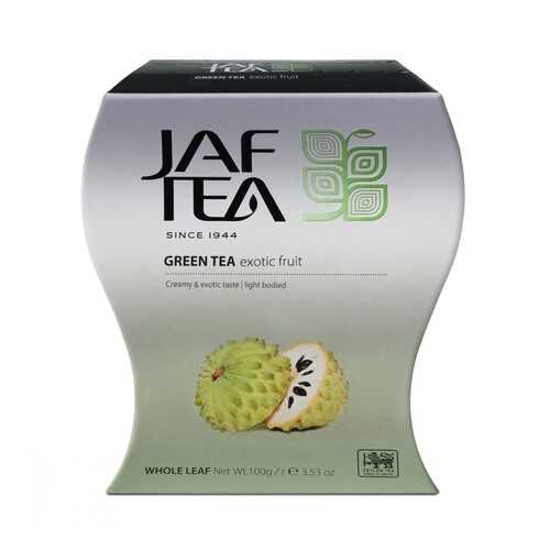 Чай Jaf Tea Green Tea Exotic Fruit зеленый с саусепом 100 г в ВкусВилл