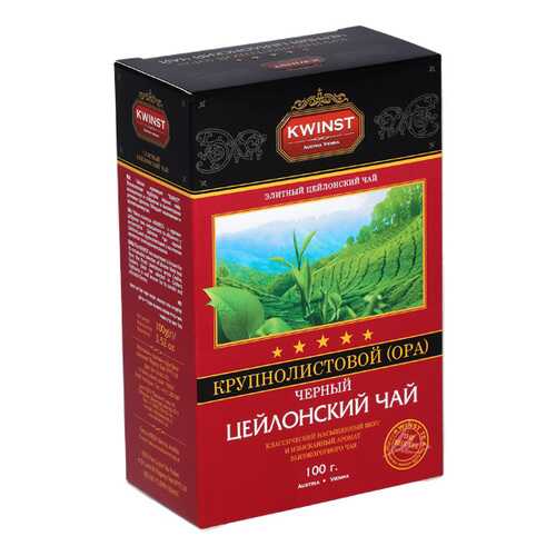 Чай Kwinst черный крупнолистовой 100 г в ВкусВилл