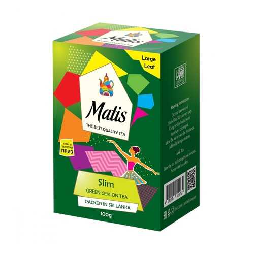 Чай Matis Slim зеленый с добавками 100 г в ВкусВилл