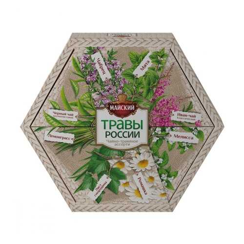 Чай Майский травы России ассорти листовой 141 г в ВкусВилл