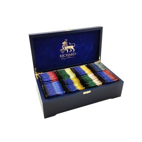 Чай Richard Royal Wooden Box ассорти 80 сашетов в ВкусВилл