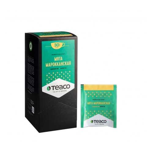 Чай Teaco мята марроканская травяной 30 пакетиков в ВкусВилл