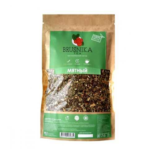 Чай травяной Brusnika Tea мятный 70 г в ВкусВилл