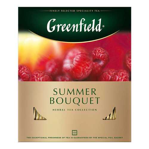 Чай травяной Greenfield Summer Bouquet 100 пакетиков в ВкусВилл