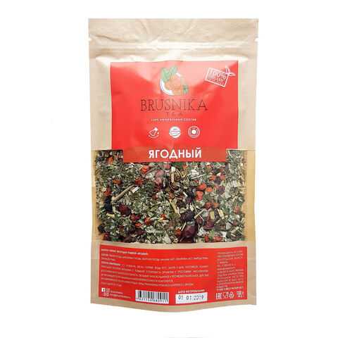 Чай ягодно-травяной Brusnika tea ягодный в ВкусВилл