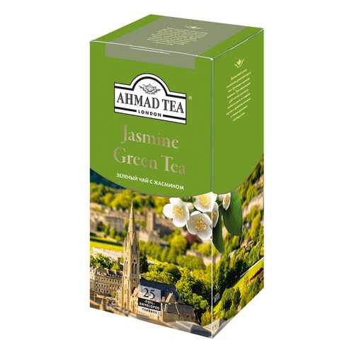 Чай зеленый Ahmad Tea с жасмином байховый 50 г в ВкусВилл