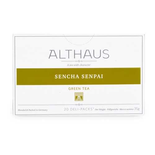 Чай зеленый Althaus Сенча Сенпай 20 х 1.8 г Германия в ВкусВилл