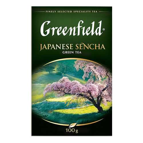 Чай зеленый листовой Greenfield Japanese Sencha 100 г в ВкусВилл