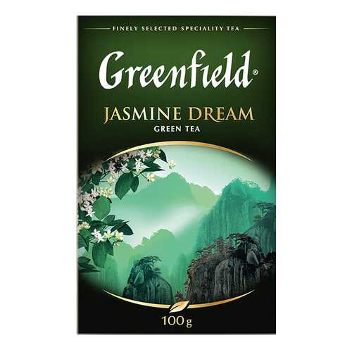Чай зеленый листовой Greenfield Jasmine Dream 100 г в ВкусВилл