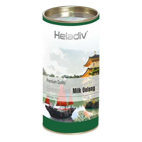 Чай зеленый листовой Heladiv milk ooling молочный улун в тубе 100 г в ВкусВилл