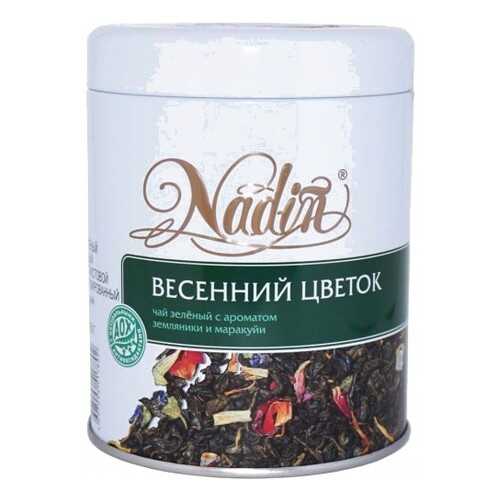 Чай зеленый листовой Nadin весенний цветок 75 г в ВкусВилл