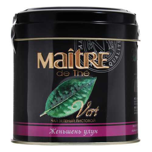 Чай зеленый Maitre de The Женьшень улун 150г в ВкусВилл