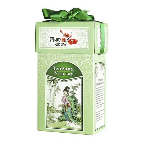 Чай зеленый Plum Snow зеленая улитка 100 г в ВкусВилл